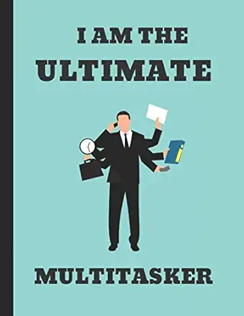 i am the ultimate multitasker lined paper notebook journal 1st edition inwriting wetrust 1730906184,