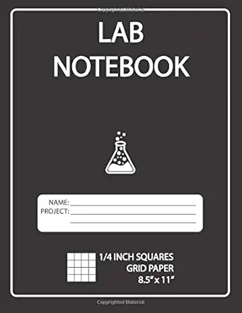 lab notebook laboratory notebook for science student record research laboratory notebook lined black lab