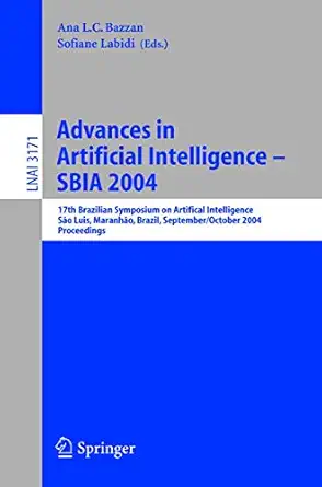 advances in artificial intelligence sbia 2004 17th brazilian symposium on artificial intelligence sao luis