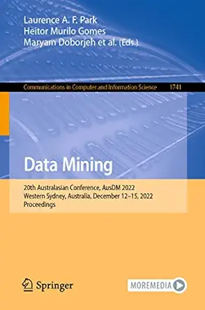 data mining 20th australasian conference ausdm 2022 western sydney australia december 12a 15 2022 proceedings