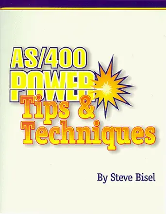 as/400 power tips and techniques 1st edition steve bisel 1883884136, 978-1883884130