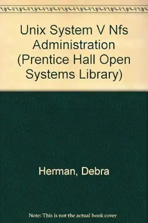 unix system v nfs administration 1st edition debra herman 0130164119, 978-0130164117