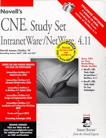 novells cne study set intranetware/netware 4 11 1st edition iv clarke, david james 0764545337, 978-0764545337