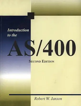 introduction to the as/400 1st edition robert w janson 0966422104, 978-0966422108