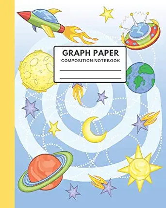 graph paper composition notebook cool gift for kids boys girls elementary middle high school student teacher