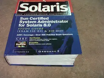 sun certified system administrator for solaris 8 study guide 1st edition syngress media inc ,randy cook
