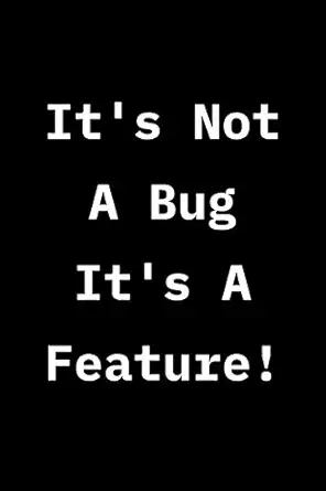 cool notebook for video game devs college ruled journal its not a bug medium spacing between lines 1st