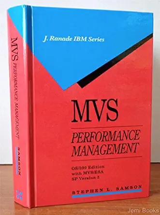 mvs performance management   with mvs/esa sp version 5 1st edition stephen l samson 0070577005, 978-0070577008