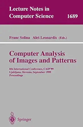 computer analysis of images and patterns 8th international conference caip99 ljubljana slovenia september 1 3