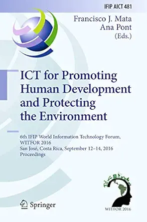 ict for promoting human development and protecting the environment 6th ifip world information technology