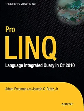 pro linq language integrated query in c# 2010 1st edition joseph rattz ,adam freeman 1430226536,