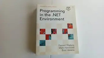 programming in the net environment 1st edition damien watkins 0201770180, 978-0201770186