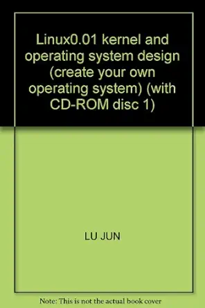 linux0 01 kernel and operating system design 1st edition lu jun 7302094071, 978-7302094074