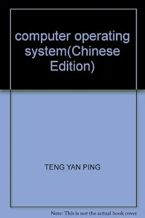 computer operating system 1st edition teng yan ping 7560327680, 978-7560327686
