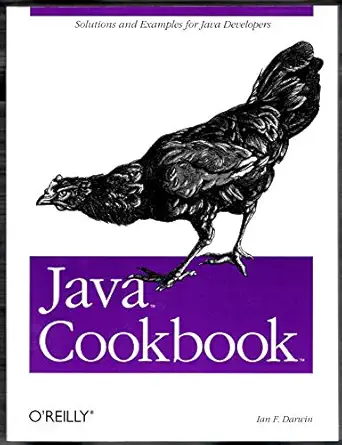 java cookbook 1st edition ian f darwin 0596001703, 978-0596001704