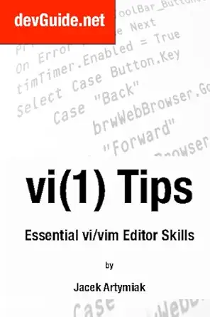 vi tips essential vi/vim editor skills 1st edition jacek artymiak 8360869006, 978-8360869000