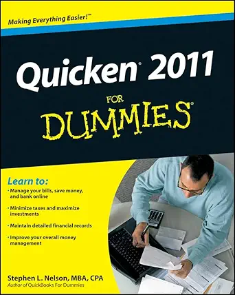 quicken 2011 for dummies 1st edition stephen l nelson 0470646489, 978-0470646489