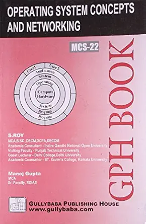 mcs 022 operating system concepts and networking management 1st edition s roy 8189086588, 978-8189086589