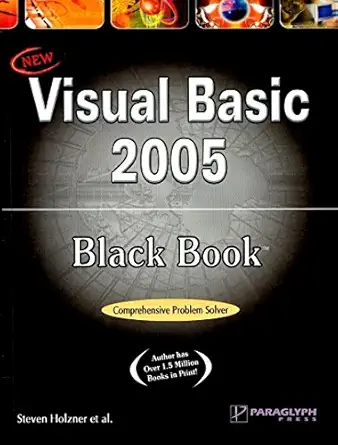 vb 2005 black book 1st edition steve holzner 1933097086, 978-1933097084