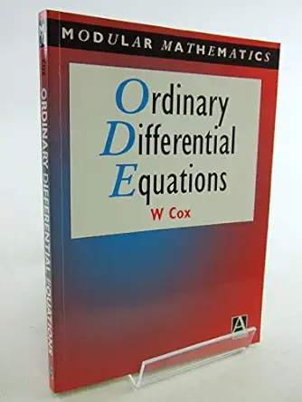 ordinary differential equations 1st edition william cox 0340632038, 978-0340632031
