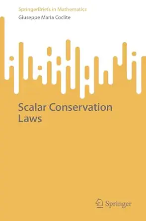 scalar conservation laws 1st edition giuseppe maria coclite 9819739837, 978-9819739837