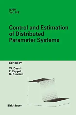 control and estimation of distributed parameter systems international conference in maria trost july 15a 21