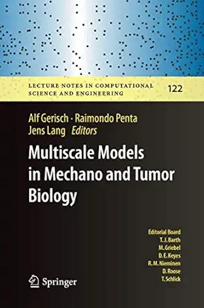 multiscale models in mechano and tumor biology modeling homogenization and applications 1st edition alf