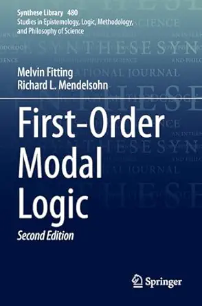 first order modal logic 1st edition melvin fitting ,richard l mendelsohn 3031407164, 978-3031407161