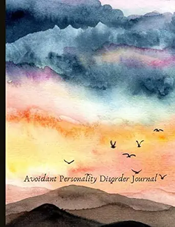 avoidant personality disorder journal beautiful journal for people with apd w anxiety and mood trackers with