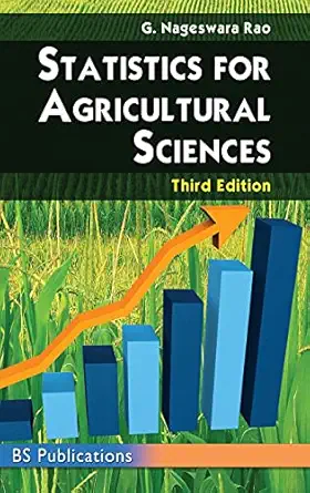 statistics for agricultural sciences 1st edition g nageswara rao 9388305302, 978-9388305303