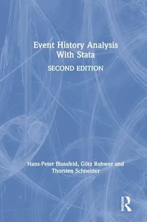 event history analysis with stata 1st edition hans peter blossfeld ,ga tz rohwer 1138070793, 978-1138070790