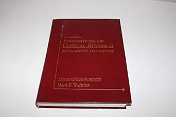 foundations of clinical research applications to practice 1st edition leslie portney ,mary p watkins