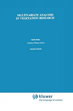 multivariate analysis in vegetation research 1st edition l orla ci 9061935679, 978-9061935674