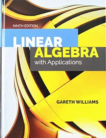linear algebra with webassign 1st edition gareth williams 1284154696, 978-1284154696