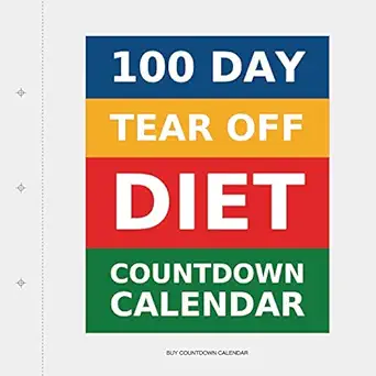 100 day tear off diet countdown calendar 1st edition buy countdown calendar 1922217565, 978-1922217561