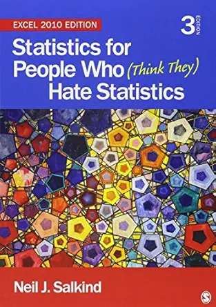 bundle salkind excel statistics 3e + salkind statistics for people who hate statistics 3e + salkind
