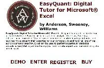 easyquant digital tutor for microsoft excel online access 1st edition david r anderson ,dennis j sweeney