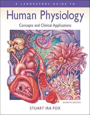 laboratory guide to human physiology 1st edition stuart ira fox 0072852984, 978-0072852981
