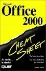 microsoft office 2000 cheat sheet 1st edition jennifer fulton 0789718472, 978-0789718471