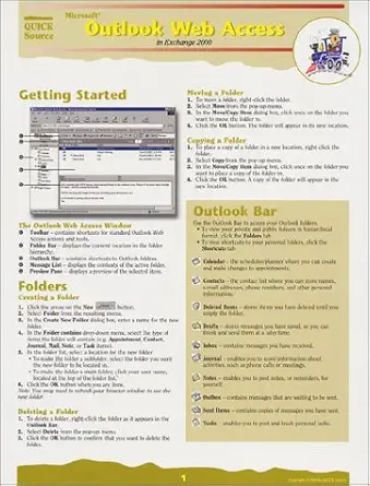 microsoft outlook web access in exchange 2000 quick source reference guide 1st edition quick source