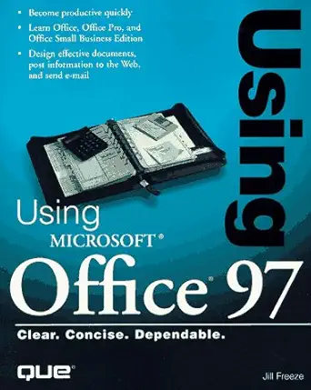using microsoft office 97 1st edition jill t freeze 0789714426, 978-0789714428