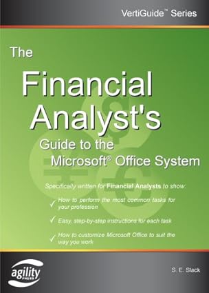 the financial analysts guide to the microsoft office system 1st edition s e slack 1932577157, 978-1932577150