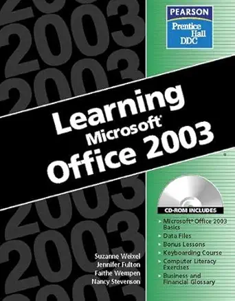 learning series learning microsoft office 2003 1st edition ddc publishing 013036522x, 978-0130365224