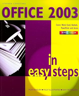 office 2003 in easy steps 1st edition stephen copestake 1840782641, 978-1840782646