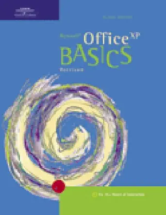 microsoft office xp basics 1st edition connie morrison 0619059087, 978-0619059088