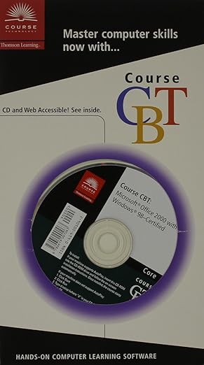 course cbt microsoft office 2000 certified with windows 98 core 1st edition david w beskeen ,carol m cram