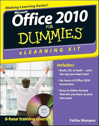 microsoft office 2010 elearning kit for dummies 1st edition faithe wempen 1118029720, 978-1118029725