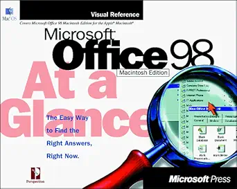 microsoft office 98   at a glance 1st edition inc perspection 157231916x, 978-1572319165