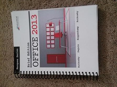 marquee microsoft office 2013   text with data files cd 1st edition nita hewitt rutkosky ,denise seguin