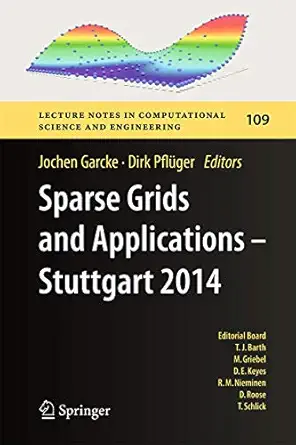 sparse grids and applications stuttgart 2014 1st edition jochen garcke ,dirk pfla 1/4ger 3319282603,